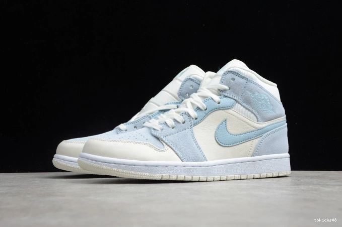 Reps TBkick DA4666-100 Jordan Blue Air Mixed Textures Mid 1 0820